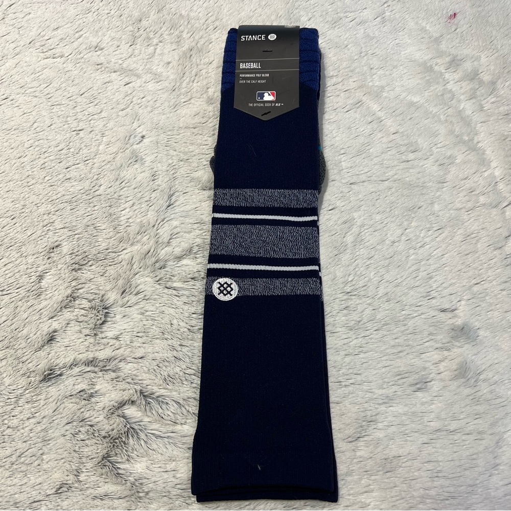 NWT Stance Diamond Pro Crew Baseball Socks Blue - Size M
